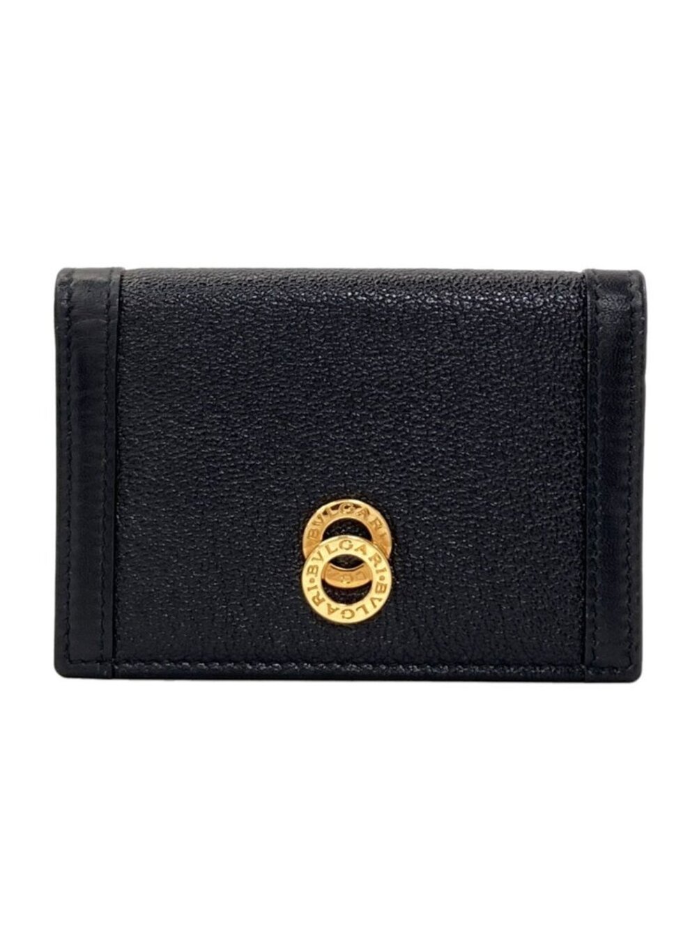 Bvlgari Logo Card Case Leather